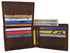 RFID Vintage Genuine Leather Men's Flap up Bifold Card ID Holder Wallet RFID53HTC