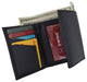 RFID Tested Men's Credit Card ID Holder Trifold Premium Leather Wallet RFIDCN580-[Marshal wallet]- leather wallets
