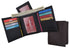 RFID Blocking Mens Trifold Wallet W/Removable Credit Card ID Holder RFIDCN1955