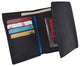 Men's Classic Trifold RFID Security Blocking Slim Credit Card ID Premium Leather Wallet RFIDGT1107LGP-[Marshal wallet]- leather wallets