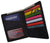 RFID851 RFID Blocking Leather Passport Holder Cover Case Travel Wallet