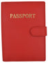 Passport Holder Cover Wallet Card Case Travel Document Organizer Snap Closure 1051 PU