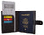 Passport Holder Cover Leather Wallet Card Case Travel Document Organizer 1051-[Marshal wallet]- leather wallets