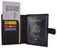 Passport Holder Cover Leather Wallet Card Case Travel Document Organizer 1051-[Marshal wallet]- leather wallets