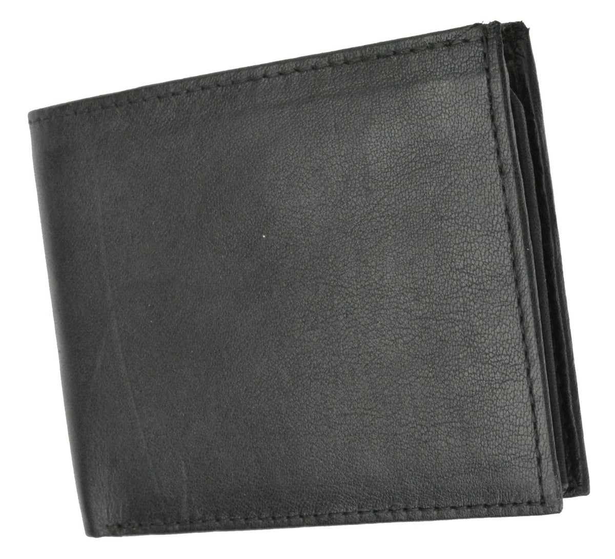 RFID Blocking Men's Premium Genuine Leather Flap Up ID Slim Bifold Wal ...