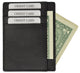 RFID Wallet Mens Slim Leather RFID Blocking Front Pocket Wallet Thin Card Holder RFID P 370-[Marshal wallet]- leather wallets