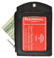 RFID ID Leather Badge Holder RFID P 4561-[Marshal wallet]- leather wallets