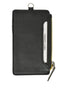 New RFID Premium Leather ID Window Credit Cards Zipper Neck Wallet RFID P 861