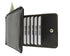 RFID Blocking Women's Genuine Leather Zipper Wallet Card Case Purse RFID P 1829