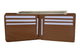 Men's Western Tan Cowboy Cross Design Credit Card ID Holder Bifold Wallet W059-L-BR (C)-[Marshal wallet]- leather wallets