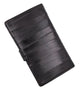 Eel Skin Leather Credit Card Holder Wallet 19 Card Slots & 1 ID Window With Snap E 1629-[Marshal wallet]- leather wallets