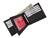 RFID Blocking Premium Soft Leather Croco Pattern  Men's Multi-Card Compact Center Flip Bifold Wallet RFIDP52CR-[Marshal wallet]- leather wallets