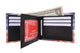 Eagle Flag Men's Genuine Leather Bifold Multi Card ID Center Flap Wallet 1246-14-[Marshal wallet]- leather wallets