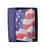 USA Flag Men's Genuine Leather Credit Card ID Holder Trifold Wallet with Middle Flap 1346-15-[Marshal wallet]- leather wallets