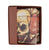 Skull Men's Genuine Leather Credit Card ID Holder Trifold Wallet with Middle Flap 1346-18-[Marshal wallet]- leather wallets