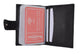 Premium Soft Leather RFID Blocking Credit Card ID Holder with Snap Closure  RFIDP570-[Marshal wallet]- leather wallets