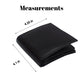 European Hipster Mens Wallet Thick Large Bifold 20 Cards and 2 ID Window, Black, one size RFID2852BK