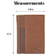 RFID Protected Mens Leather Wallet Bifold 2 ID Windows Double Bill Sections USA Stars & Stripes RFID61139HU