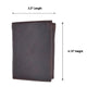 Cazoro Extra Capacity Trifold Wallet for Men RFID Blocking Genuine Leather Wallet Black Brown RFID611286