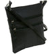 Women's Leather Mini Body Purse - Five Compartments, Adjustable Strap RM011-[Marshal wallet]- leather wallets