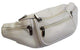 Genuine Cowhide Leather Waist Fanny Pack Pouch 6 Compartments White 3077WH-[Marshal wallet]- leather wallets