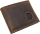 CAZORO AirTag Wallet RFID Blocking Slim Men's Bifold Vintage Leather Wallet for Men with AirTag Holder RFID610060HAT