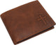 Marshal RFID Blocking Cross Genuine Leather Bifold Trifold Wallet for Men (Trifold)