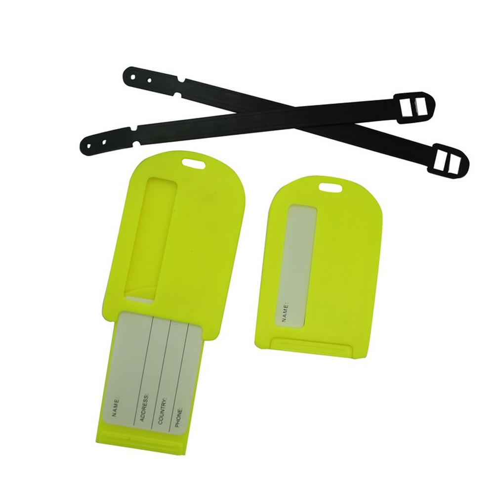 Sliding Tags Neon Yellow Sliding Luggage tag VS SKT 003 – Marshalwallet