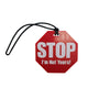 VS SKT OO2/Stop Sign Tag Red Luggage Tag-[Marshal wallet]- leather wallets